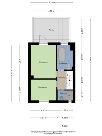 Floorplan - Insulindeplein 21, 5014 BD Tilburg