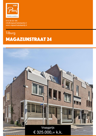Brochure preview - brochure Magazijnstraat 24 Tilburg