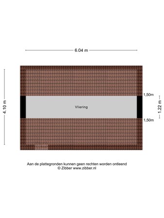 Floorplan - Debussylaan 39, 5049 AB Tilburg