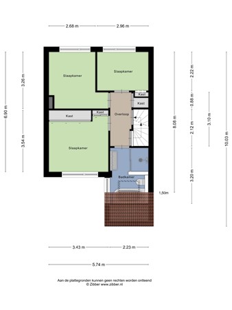 Floorplan - Hazelaarpark 16, 5051 ZG Goirle