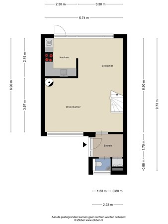 Floorplan - Hazelaarpark 16, 5051 ZG Goirle