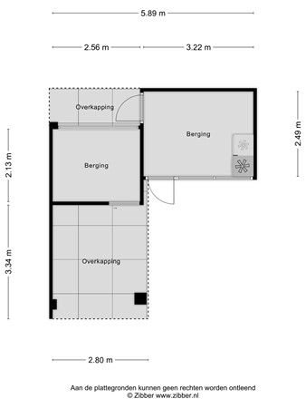 Floorplan - Hazelaarpark 16, 5051 ZG Goirle