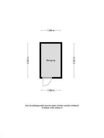 Floorplan - Ankeveenstraat 32, 5036 CB Tilburg