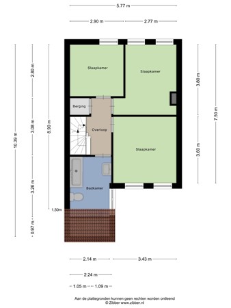 Floorplan - Wit Hollandven 25, 5052 BP Goirle