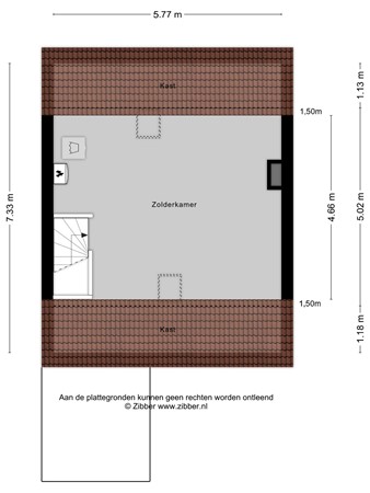 Floorplan - Wit Hollandven 25, 5052 BP Goirle