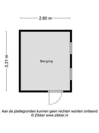 Floorplan - Wit Hollandven 25, 5052 BP Goirle