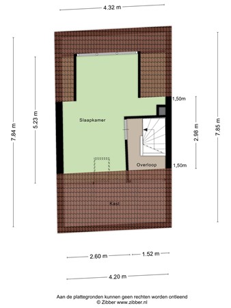 Floorplan - Oude Langstraat 31, 5041 CD Tilburg