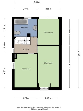 Floorplan - Elsdonk 9, 4854 LC Bavel