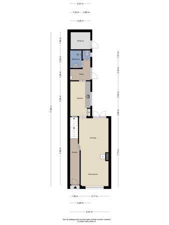 Floorplan - Van Alkemadestraat 8, 5014 ML Tilburg