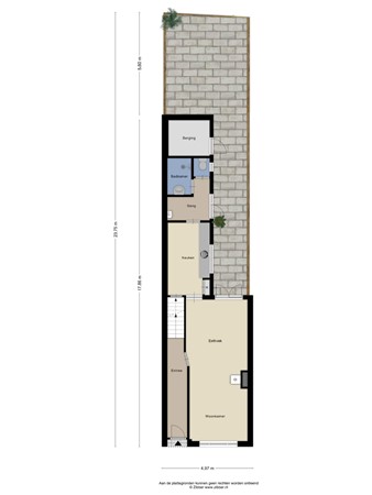 Floorplan - Van Alkemadestraat 8, 5014 ML Tilburg