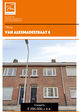Brochure preview - brochure Van Alkemadestraat 8 Tilburg