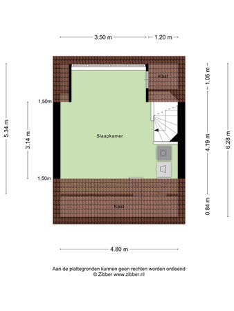 Floorplan - Kijkduinlaan 57, 5045 PG Tilburg