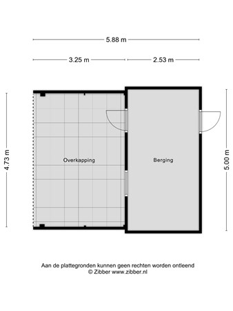 Floorplan - Kijkduinlaan 57, 5045 PG Tilburg