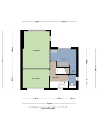 Floorplan - Marijkestraat 1, 5051 NH Goirle