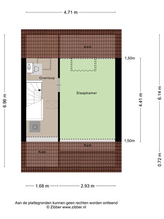 Floorplan - Baronielaan 102, 5052 BW Goirle