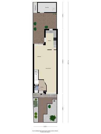 Floorplan - Baronielaan 102, 5052 BW Goirle