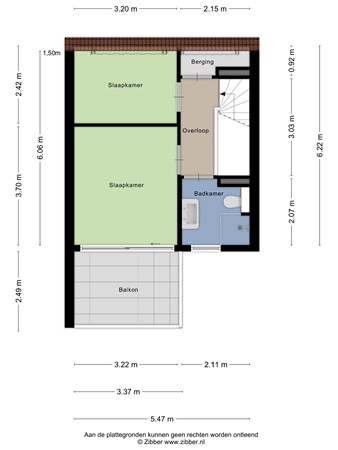 Floorplan - Sporenring 250, 5053 EZ Goirle