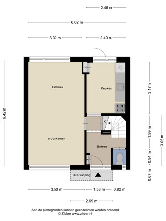 Floorplan - Sepiastraat 66, 5044 JN Tilburg