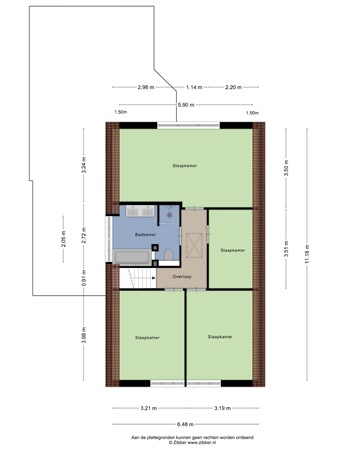Floorplan - Kijkduinlaan 7, 5045 PE Tilburg