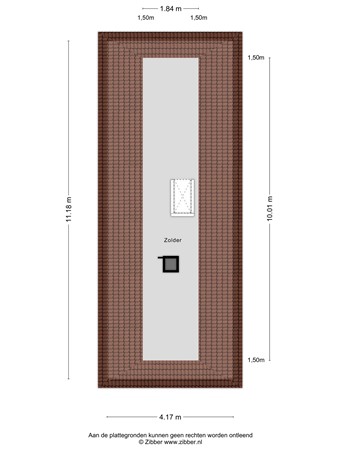 Floorplan - Kijkduinlaan 7, 5045 PE Tilburg