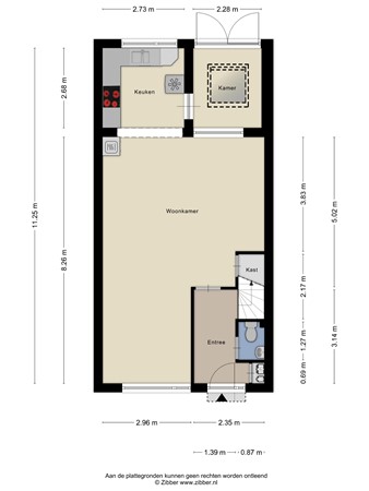 Floorplan - Iepengaard 8, 5051 ZM Goirle