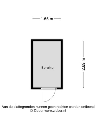 Floorplan - Doelenstraat 27, 5021 JH Tilburg