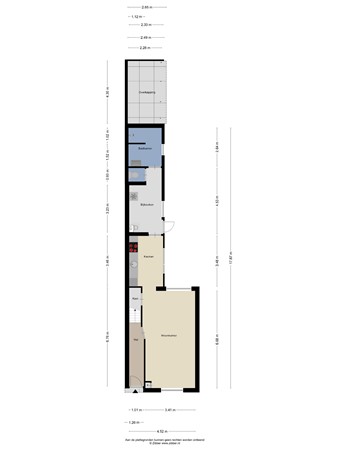 Floorplan - Zandschelstraat 28, 5051 HL Goirle
