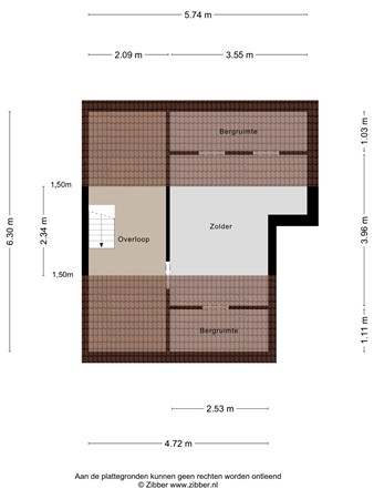 Floorplan - Zandschelstraat 28, 5051 HL Goirle