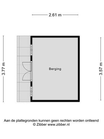 Floorplan - Mgr. Verhoevenlaan 33, 5061 BD Oisterwijk