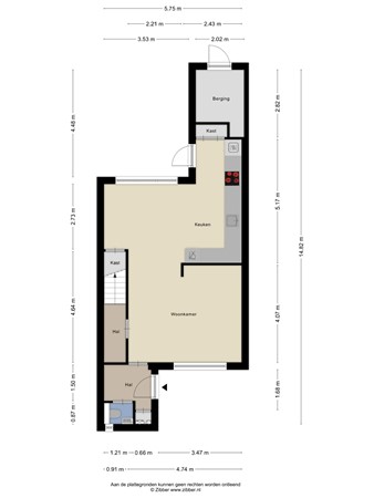 Floorplan - Halve Maan 13, 5052 BN Goirle