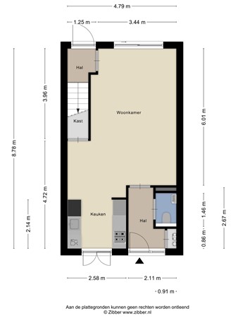 Floorplan - Watersalamander 4, 5052 HC Goirle