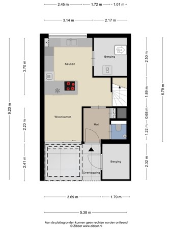 Floorplan - Sporenring 254, 5053 EZ Goirle