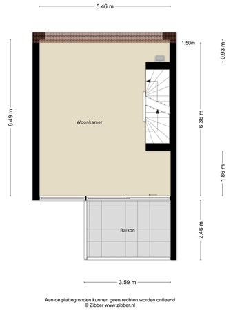 Floorplan - Sporenring 254, 5053 EZ Goirle