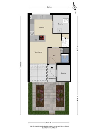 Floorplan - Sporenring 254, 5053 EZ Goirle