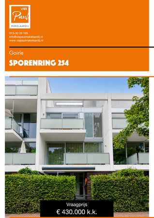 Brochure preview - brochure Sporenring 254 Goirle