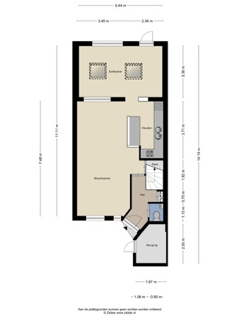 Floorplan - Het Juweel 20, 5081 PP Hilvarenbeek