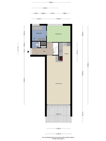 Floorplan - Maria Cherubinastraat 22, 4817 KZ Breda