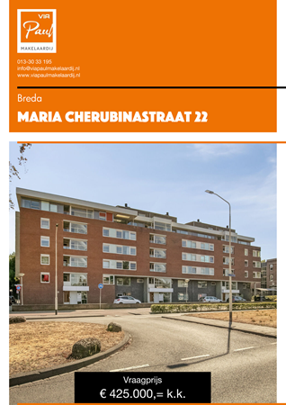 Brochure preview - brochure Maria Cherubinastraat 22 Breda