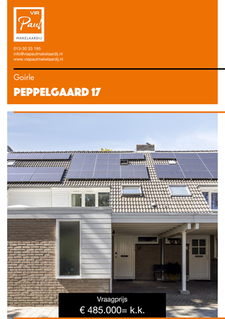 Brochure preview - brochure Peppelgaard 17 Goirle