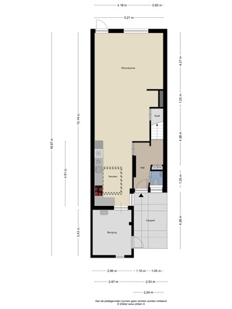 Floorplan - Peppelgaard 17, 5051 ZJ Goirle