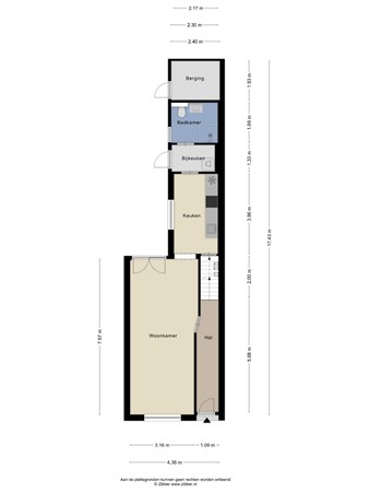 Floorplan - Van Alkemadestraat 6, 5014 ML Tilburg