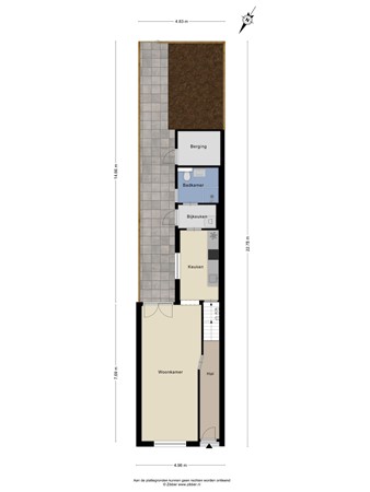Floorplan - Van Alkemadestraat 6, 5014 ML Tilburg