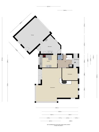 Floorplan - Carel Vosmaerdreef 1, 5051 GN Goirle