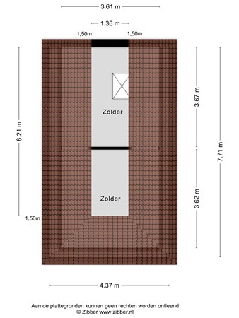 Floorplan - Carel Vosmaerdreef 1, 5051 GN Goirle