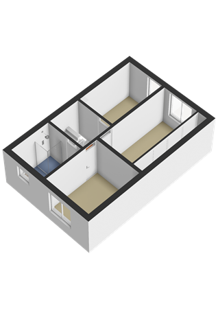 C. van Eesterenplein 40, 1333 KN Almere - Eerste verdieping - 3D.jpg