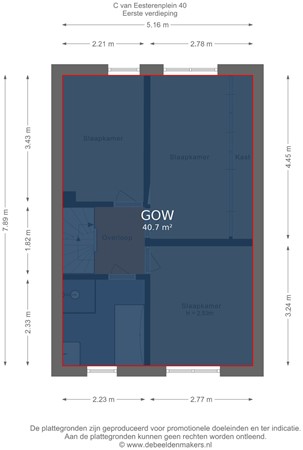 C. van Eesterenplein 40, 1333 KN Almere - Eerste verdieping - markings.jpg