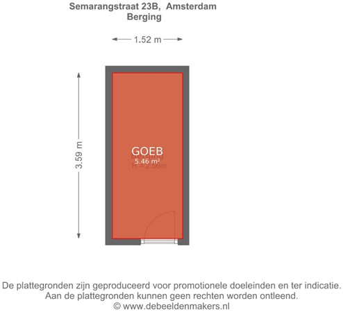 Semarangstraat 23B, 1095 GA Amsterdam - Berging - markings.jpg