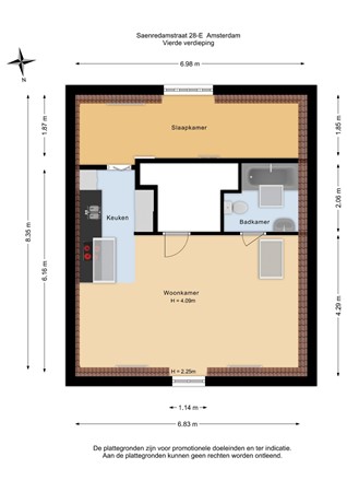 Saenredamstraat 28E, 1072 CH Amsterdam - Vierde verdieping - 2D.jpg