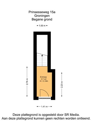 Prinsesseweg 15A, 9717 BA Groningen - Begane grond - 2D.jpg