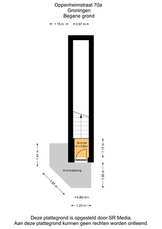 Oppenheimstraat 70A, 9714 ET Groningen - Begane grond - 2D.jpg